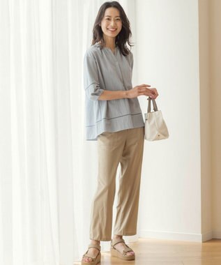 J.PRESS LADIES 【WEB限定カラーあり・撥水】ストラップ サンダル ベージュ系