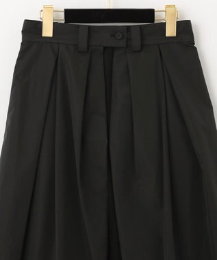 GRACE CONTINENTAL ブラックタフタオーバースカート ブラック