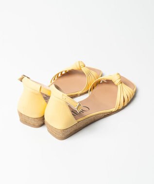 gaimo 【GAIMO/ガイモ】スクエアジュートサンダル シルバー