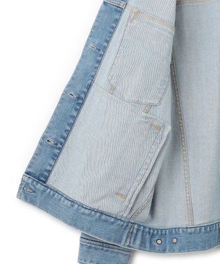 23区 S 【再入荷/RED CARD TOKYO×23区】オーバーサイズ デニム ジャケット ライトブルー