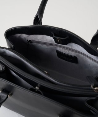 MIYABIYA 本革 牛革 ソフトレザー2WAYフォーマルバッグ ブラック