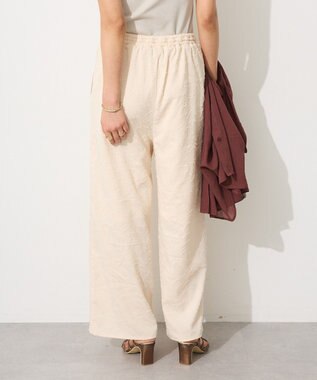 CRAFT STANDARD BOUTIQUE カットジャガードパンツ Ivory