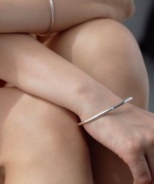 yoaa シルバー925　LOVEバングル シルバー925