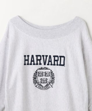 ANY カレッジコラボトレーナー トップグレー×ネイビー刺繍(HARVARD)