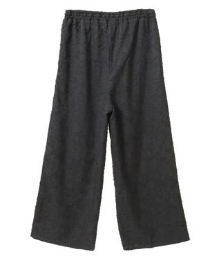 CRAFT STANDARD BOUTIQUE カットジャガードパンツ Black