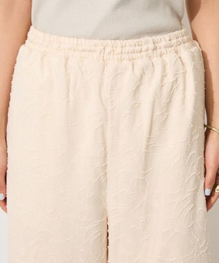CRAFT STANDARD BOUTIQUE カットジャガードパンツ Ivory