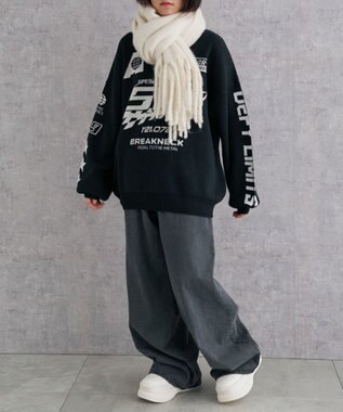 WEGO 【ユニセックス着用ITEM】ワイドフリンジストール オフホワイト