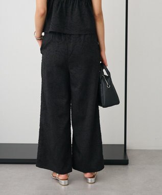 CRAFT STANDARD BOUTIQUE カットジャガードパンツ Black