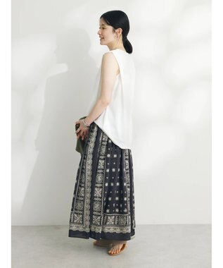 CRAFT STANDARD BOUTIQUE 肩タックノースリーブプルオーバー Off White