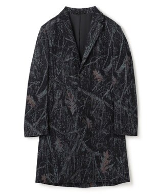 JOSEPH HOMME フォレストジャガード　チェスターコート ブラック系3
