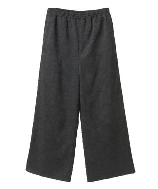 CRAFT STANDARD BOUTIQUE カットジャガードパンツ Black