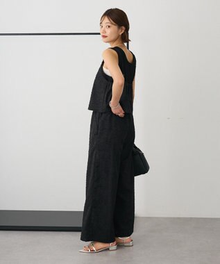 CRAFT STANDARD BOUTIQUE カットジャガードパンツ Black