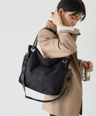 russet コーデュラナイロン3WAYトートバッグ(CE-1662) Black