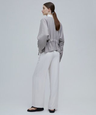 BEIGE， SAMUEL / ワイドストレートパンツ Ecru