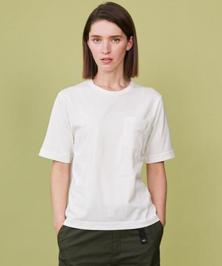 JOSEPH ABBOUD MOUNTAIN 【テーム・ヤルヴィモチーフ】ビオグレース天竺  Ｔシャツ ホワイト系