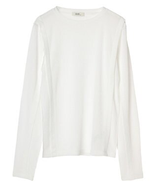 earth music&ecology シアーテレコプルオーバー Ivory