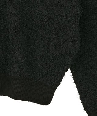 CRAFT STANDARD BOUTIQUE ネップヘンリーネックニットプルオーバー Black