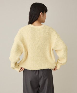CRAFT STANDARD BOUTIQUE ネップヘンリーネックニットプルオーバー Light Yellow