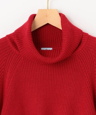 組曲 【WEB限定・2SET】オフショル風NEWツイン ニット チェリーレッド系