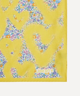 LIBERTY. ラブ エマ アンド ジョージナ シルクスカーフ 45 イエロー