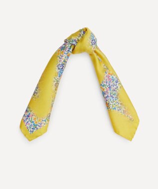 LIBERTY. ラブ エマ アンド ジョージナ シルクスカーフ 45 イエロー