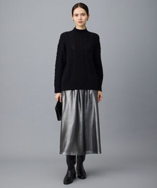 自由区 【SHIHOさん着用】フラップカーブミニクラッチ バッグ ブラック