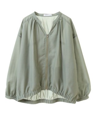 Green Parks イージーケア　シャツブルゾン Khaki