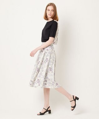 TOCCA 【大人百花掲載】BOTANICAL GARDEN PARTY KNIT プルオーバー ブラック系