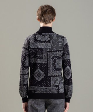 JOSEPH HOMME コラージュジャガード　タートルネック ブラック系5