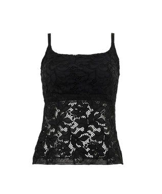 BRADELIS New York 【BRADELIS New York】レーシィブラキャミ26S1 カップ付き ブラトップ 補正下着 ノンワイヤー