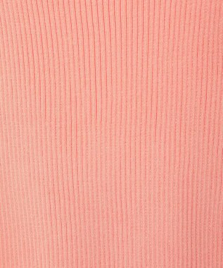 earth music&ecology フリルニットタンクトップ Pink Orange