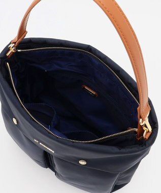 LA BAGAGERIE ダブルフロントポケット2WAYビッグショルダー ネイビー