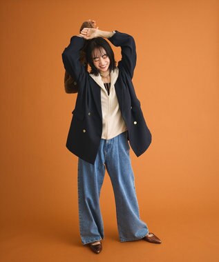 Green Parks Ｗオーバージャケット Navy