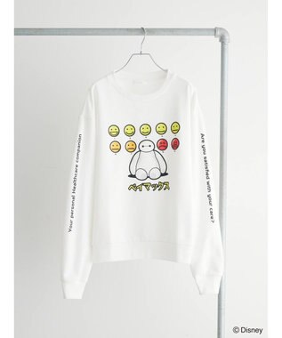 Green Parks ベイマックス／グラフィック裏毛プルオーバー White