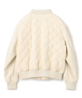 BEIGE， PEONY / スタジアムジャンパー Ecru x Ecru