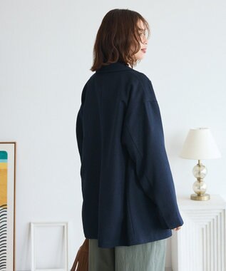 Green Parks Ｗオーバージャケット Navy