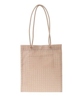 Green Parks ａｎｄｍｉｋｋａ．メッシュＡ４トートバッグ Pink Beige