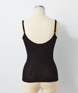 TOQUE 〈大草直子さんアドバイザー〉針抜きスムスインナーキャミソール ブラック