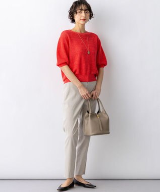 23区 【先行予約】VIOLAd'ORO シュリンクレザー 2WAY ハンドバッグ ベージュ系