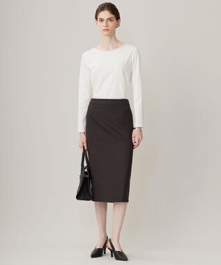 ICB L 【洗える】コンパクトモクロディ プルオーバー［ボールチェーン］ オフホワイト系