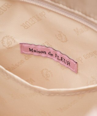 Maison de FLEUR EC限定ボリュームリボン2Wayトートバッグ Beige