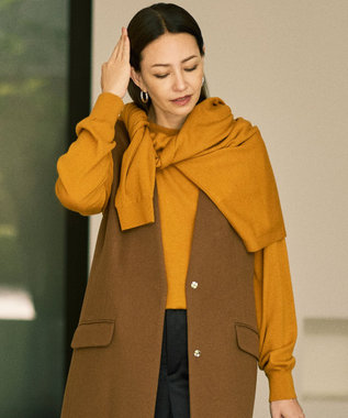 【カタログ掲載】ファインウールカシミヤクルーネック ニット