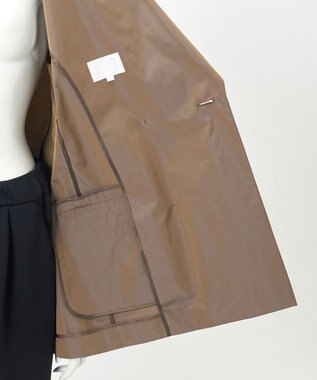 23区 【R(アール)】LIMONTAマイクロタフタ ジャケット ベージュ系