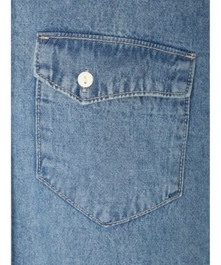 Green Parks ウエスタンＢｉｇデニムシャツ Indigo