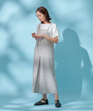 ANY 【接触冷感】シルケットスムース タックスリーブトップス オフ