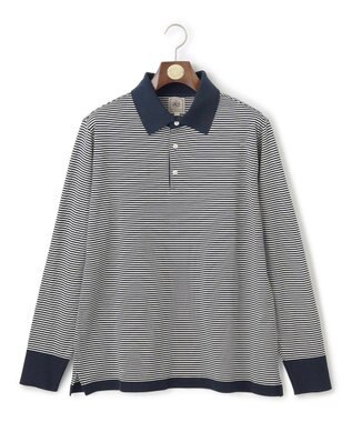 J.PRESS MEN 【きちんと感 × ニットのような柔らかな着心地】フレックスジャージ ポロシャツ ネイビー系1