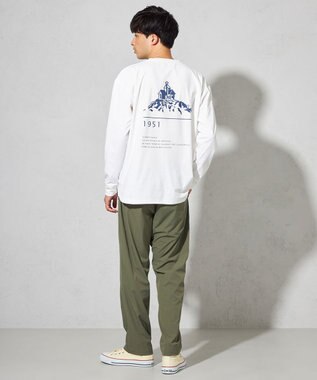 SHARE PARK MENS 【UNISEX】吸水速乾 LMCバックプリントロングスリーブTシャツ（L・XLサイズ） ホワイト