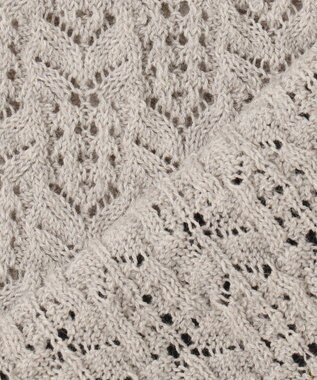 J.PRESS YORK STREET 【WOMEN】コットンベーシック ニットプルオーバー ライトグレー系