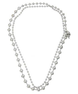 Green Parks ｅｖｅｒｙ　ｗａｌｋ．マルチウェイボールチェーンネックレス Silver