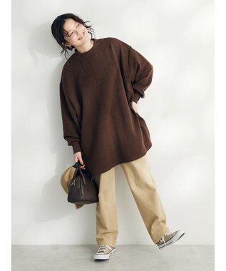 CRAFT STANDARD BOUTIQUE JQカットチュニック1 Brown